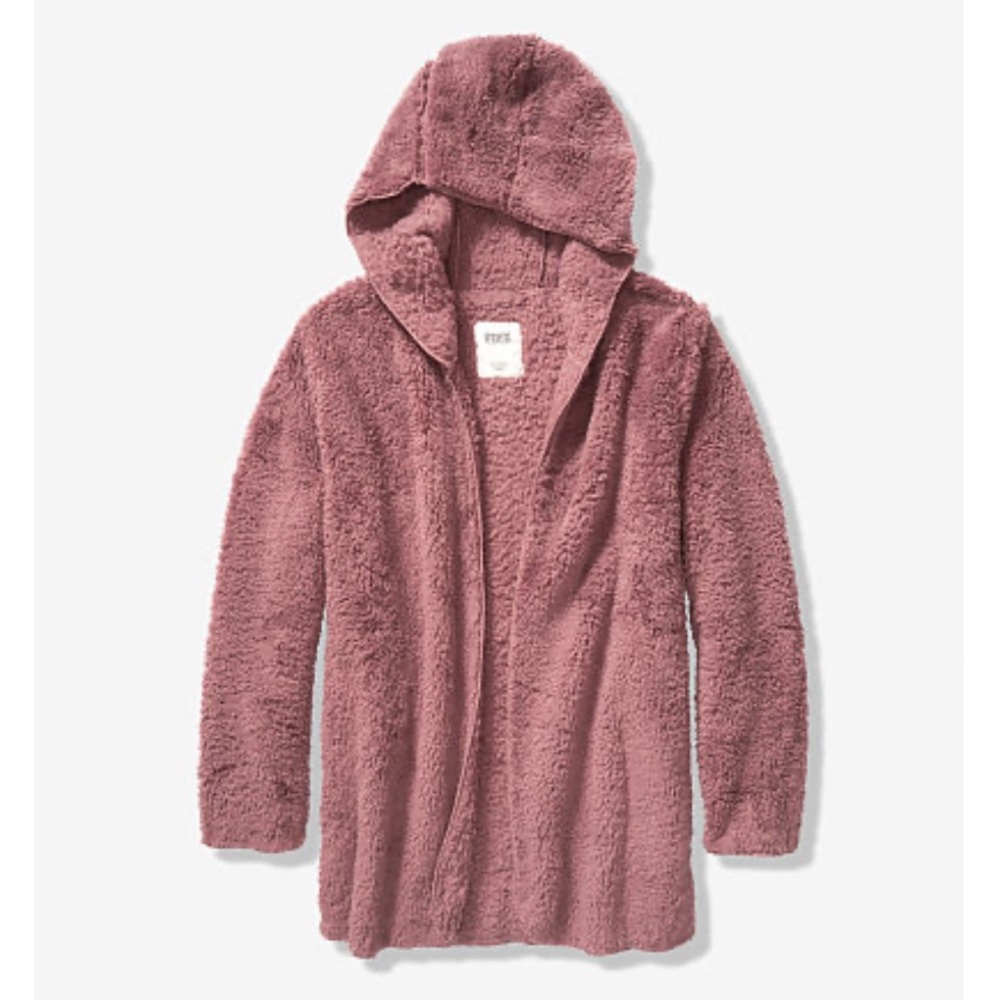 VS PINK Sherpa Cardigan NWT XS/S or M/L